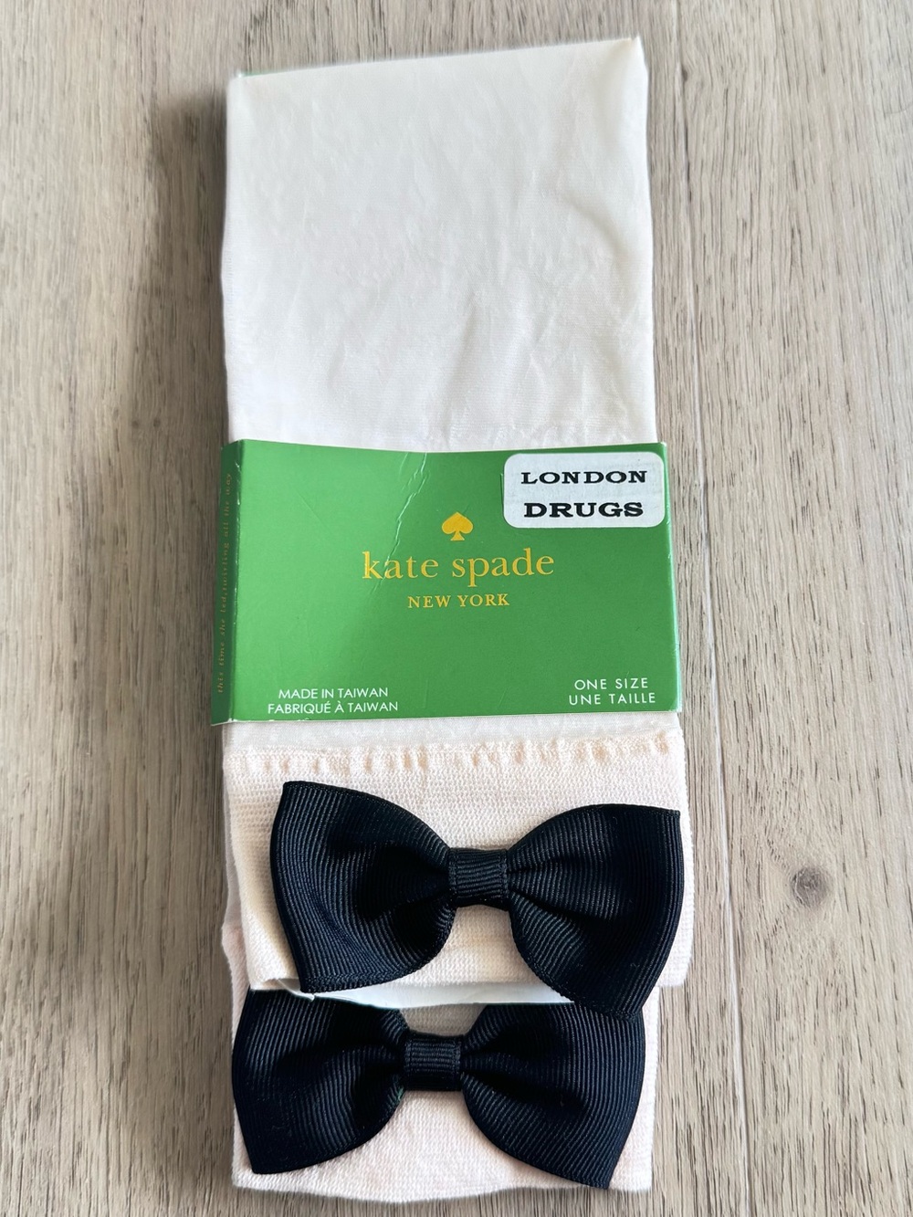 Kate Spade nylon socks beige cream ankle length
